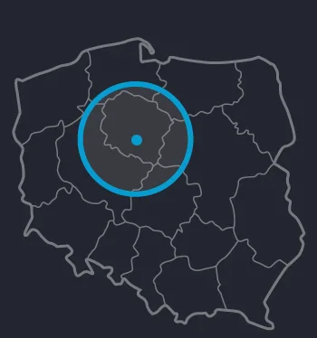 Obszar działania firmy DOM Klima