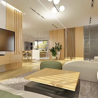Przykładowa realizacja – Aranżacje wnętrz, wizualizacje 3D, projekty techniczne i branżowe
