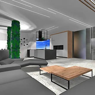 Przykładowa realizacja – Aranżacje wnętrz, wizualizacje 3D, projekty techniczne i branżowe
