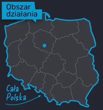 Obszar działania firmy Michelangelo Polska