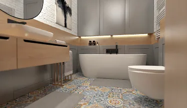 Przykładowe realizacje projektów i wizualizacji wnętrz